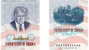 Donald Trump aparecerá en edición especial de pasaportes por los 250 años de EE.UU.