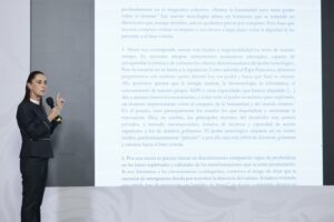 Claudia Sheinbaum respalda encíclica de León XIV sobre regulación de inteligencia artificial