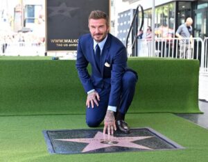 David Beckham recibe estrella en Paseo de la Fama de Hollywood