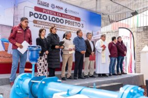 Entrega Ricardo Moreno el pozo número 14 de 21 contemplados y dotará de agua a más de 30 mil habitantes