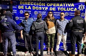 Detiene Policía de Toluca a tres presuntos carteristas y a un “motorratón”