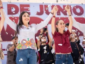 Geraldine Ponce gestiona ante Claudia Sheinbaum puente de 340 metros en Tepic