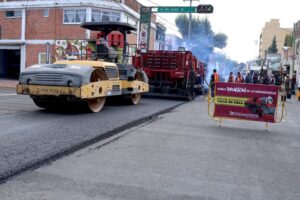 Rescata Ricardo Moreno calles y vialidades con el “Diablo Dragón”