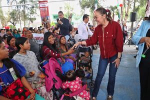 El respaldo a las familias migrantes fortalece la justicia social y la soberanía nacional: Vero Díaz.