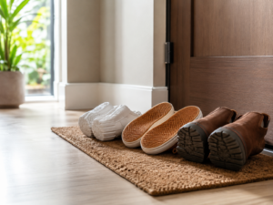 Los zapatos trasladan suciedad invisible a toda la casa, advierten