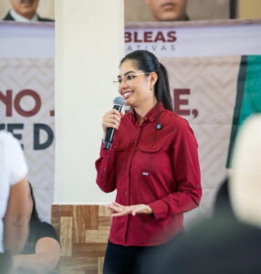 Geraldine Ponce llama a defender el campo nayarita y evitar el regreso del PRI-PAN