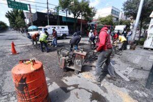 Refuerza Ricardo Moreno programa de repavimentación y bacheo ante daños provocados por lluvias atípicas