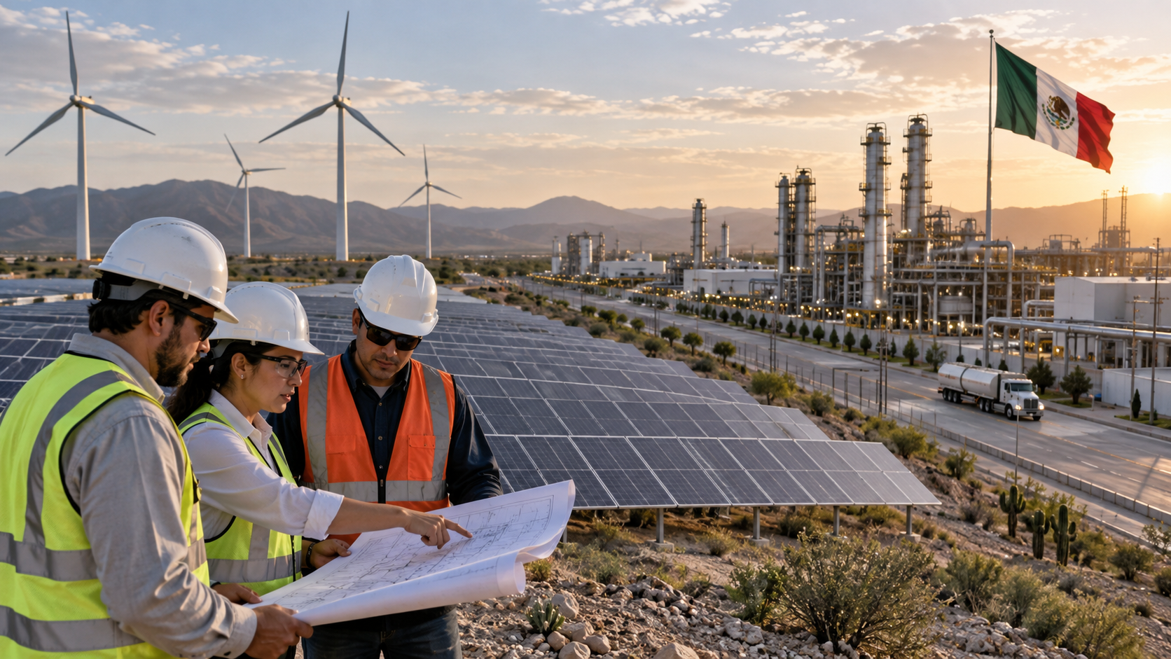 Imagen editorial para Transición energética en México: inversión, empleo y retos locales