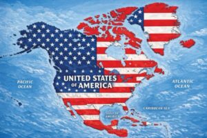 Trump genera polémica con mapa que cubre a México con la bandera de EU
