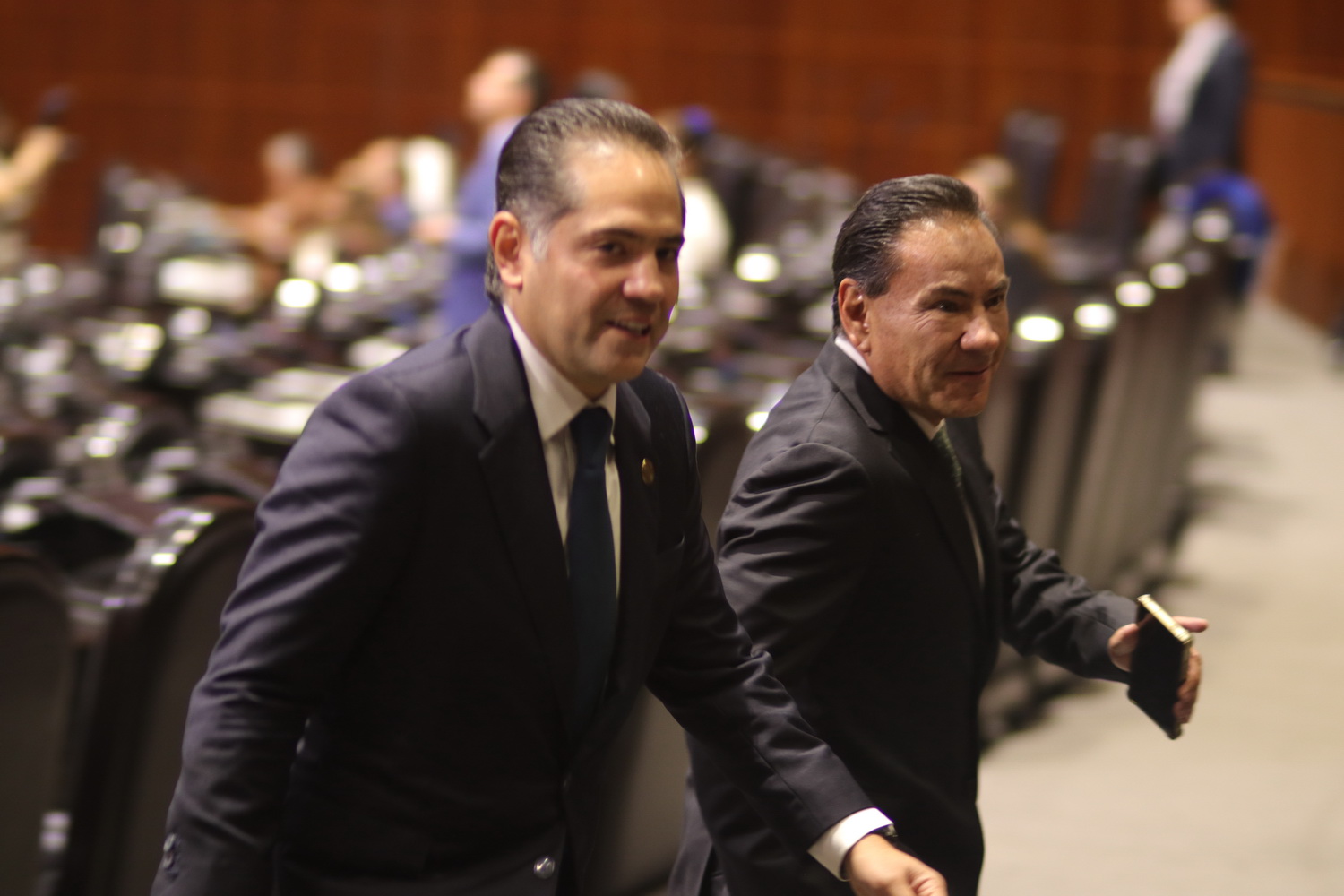 Raúl Bolaños-Cacho Cué, presidente de la Cámara de Diputados, en San Lázaro